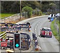 Roadworks on the B5377 in FY6 0EB