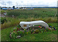 Memorial seat at Winteringham Haven in DN15 9NE