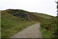Rocky outcrop by the West Highland Way north of Forest Lodge in PA36 4AH
