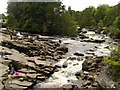 Falls of Dochart from Killin Bridge in FK21 8UP