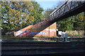 Footbridge over the line in BR7 6RA