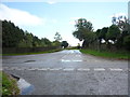 Road junction near Hillview in TD6 0SX