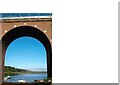 View through an arch of Inchbraoch Viaduct in DD10 9SS