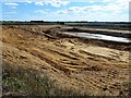 Sand and gravel quarry near Crimplesham in Norfolk in PE33 9EB