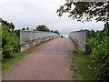 Footbridge and Cyclepath over Watling Street in MK6 5DJ