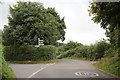 Merridge Hill/Lawyers Hill junction in TA5 1AJ