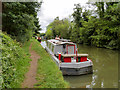 Narrowboat Moored on the Grand Union Canal at Weedon Bec in Weedon Bec