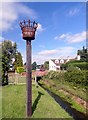 Signal beacon beside Mill Dam Dyke in North Scarle