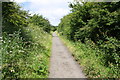 Cycleway/footpath on dismantled railway trackbed in LA2 0AE