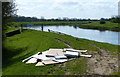 Fly tipping by the River Trent in NG23 7JB