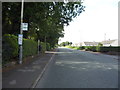 Bus stop and shelter on West Road (B5302) in CA7 9RD