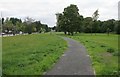 Footpath, Cluny Park in G61 2JS