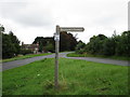 Road junction and cottage, Bromyard Downs in HR7 4PD