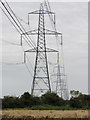 Pylons near the Radcot-Faringdon road in SN7 8EA