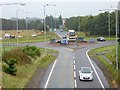 Roundabout on the Forres Bypass in IV36 1BL