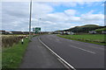 The A77 approaching Girvan in KA26 0HW