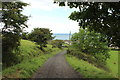 Hill Path approaching Girvan in KA26 0BB