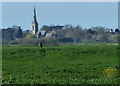 View towards St Mary's church in Carlton-on-Trent in NG23 7LZ