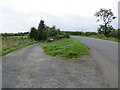 Road at its junction with a track to Tobergill in KA6 6LE