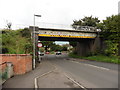 Railway overbridge at Langport in TA10 9SR