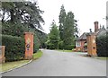 The entrance to Tylney Hall Hotel in RG27 9BD