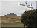 Road junction and East Lothian finger post in EH39 5PA