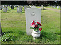The CWGC headstone of Alan Frederick West in PE30 4EL