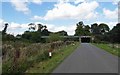Rail bridge ahead crossing the River Ancholme in DN20 9EY