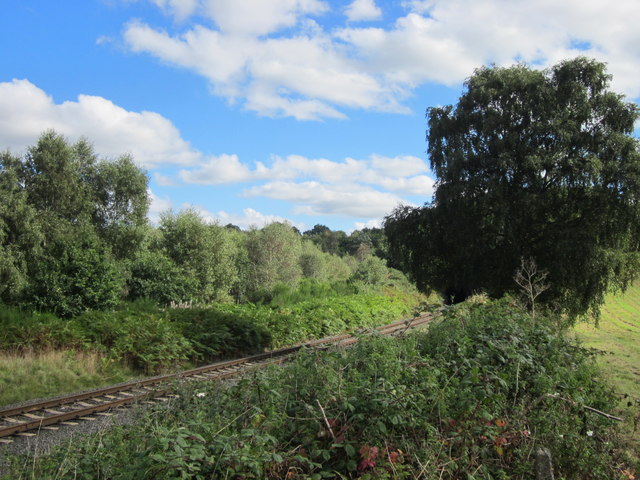 Severn Valley Railway Line Approaching Tunnel in DY11 7EQ