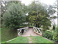Footbridge on the Green in GL14 1DW