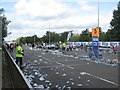 Clearing up at the 5km point in the Great North Run in NE10 0DZ