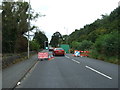 Roadworks on Clitheroe Road in Chatburn