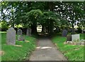 Churchyard of St. Peter's Church in LE67 1BS
