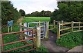 Entrance to Willow Meadows, Carterton, Oxon in OX18 3RT