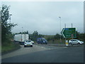 A617/A6191 roundabout east of Mansfield in NG18 4GH