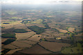 Farmland near Little Sampford farm from the air in CB10 2QT