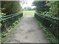Bridge over the Dollis Brook at Brook Farm Open Space in N20 8LD