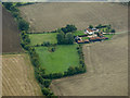 Coldarbour Farm from the air in CM6 2EH