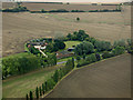 Broxted Hall from the air in CM6 2BP