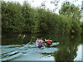 Canoeists on the Lee Navigation in EN9 1BN