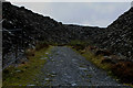 Track leading to Quarries and Mines above Blaenau Ffestiniog in LL41 3EF