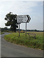 Roadsigns on Plantation Road in Sneath Common