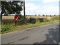 Moulton Road Postbox in Sneath Common