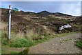 Path junction below Ben Vrackie in PH16 5RA