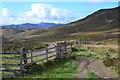 Gate on the Ben Vrackie path in PH16 5RA