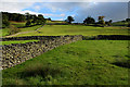 Footpath ascending over Pastures to High Skelghyll in LA23 1LR