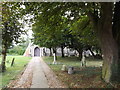 Path to St.Mary the Virgin Church in IP22 5TJ