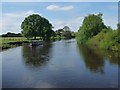 Narrowboat on the River Ouse, near Hill Top Farm in YO23 7BP
