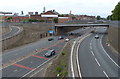 A59 towards the Wallasey Tunnel in L3 6JY