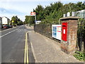 B1077 Station Road & Station Road George VI Postbox in Attleborough Queens & Besthorpe Ward